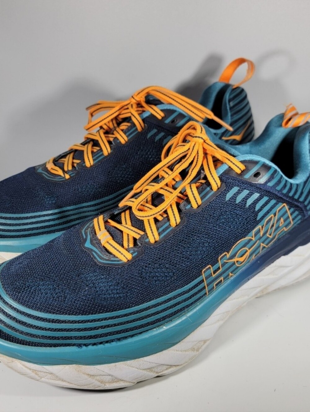 Hoka One One M Bondi 6 Men's Storm Blue 1019269 Men’s Size 10 EU 44 Note Wear